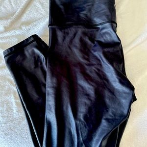 ZYIA Active wear Faux leather leggings - worn and washed one time.